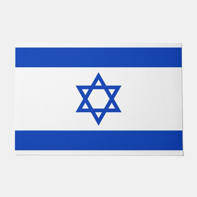 Flagge Israels Fußmatte (Vorderseite)
