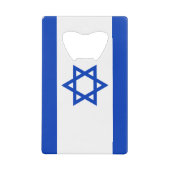 Flagge Israels Geldbeutel Flaschenöffner (Vorderseite)
