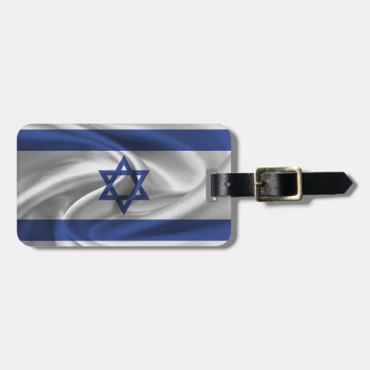 Flagge Israels Gepäckanhänger (Vorderseite horizontal)