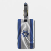 Flagge Israels Gepäckanhänger (Rückseite vertikal)