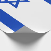 Flagge Israels Geschenkpapier (Ecke)