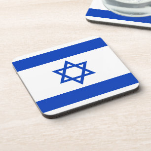 Flagge Israels Getränkeuntersetzer