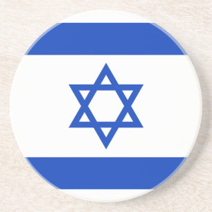 Flagge Israels Getränkeuntersetzer