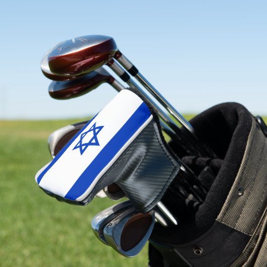 Flagge Israels Golf Headcover (In Situ)