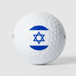 Flagge Israels Golfball