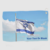 Flagge Israels Golfhandtuch (Horizontal)