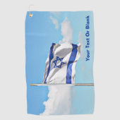 Flagge Israels Golfhandtuch (Vorderseite)