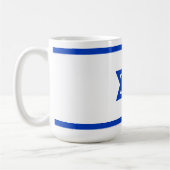 Flagge Israels Kaffeetasse (Links)