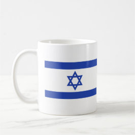 Flagge Israels Kaffeetasse