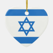 Flagge Israels Keramikornament (Vorne)