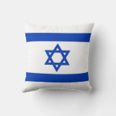 Flagge Israels Kissen (Rückseite)