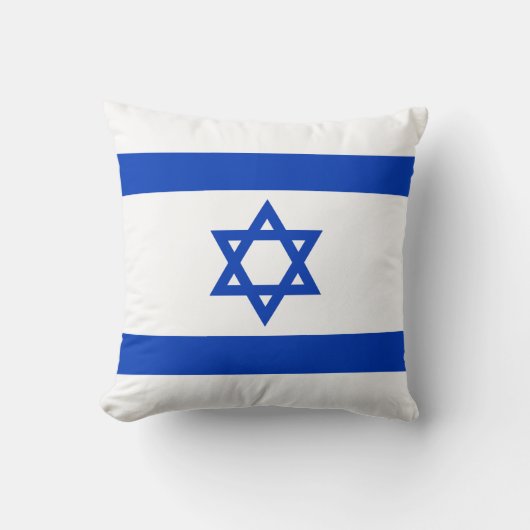 Flagge Israels Kissen (Vorderseite)