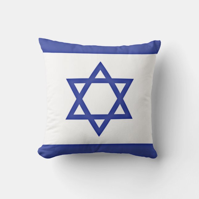 Flagge Israels Kissen (Vorderseite)