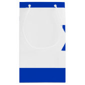 Flagge Israels Kleine Geschenktüte (Rückseite)