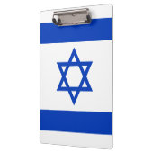 Flagge Israels Klemmbrett (Links)