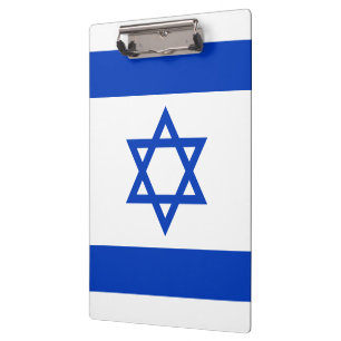 Flagge Israels Klemmbrett