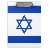 Flagge Israels Klemmbrett (Vorderseite)