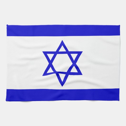 Flagge Israels Küchentuch (Horizontal)