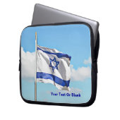 Flagge Israels Laptopschutzhülle (Vorderseite Links)