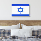 Flagge Israels Leinwanddruck (Insitu (Schlafzimmer))