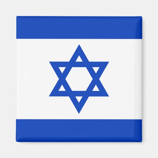 Flagge Israels Magnet (Vorne)