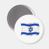 Flagge Israels Magnet (Vorderseite/Rückseite)