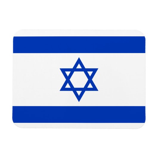 Flagge Israels Magnet (Horizontal)