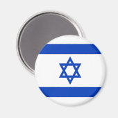 Flagge Israels Magnet (Vorderseite/Rückseite)