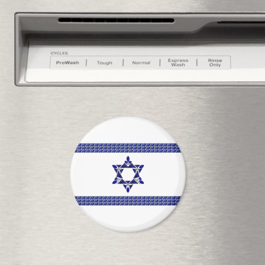 Flagge Israels Magnet (In Situ (Geschirrspüler))