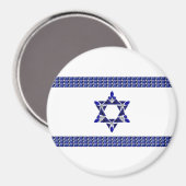 Flagge Israels Magnet (Vorderseite/Rückseite)