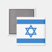Flagge Israels Magnet (Vorderseite/Rückseite)