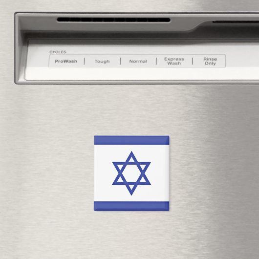 Flagge Israels Magnet (In Situ (Geschirrspüler))