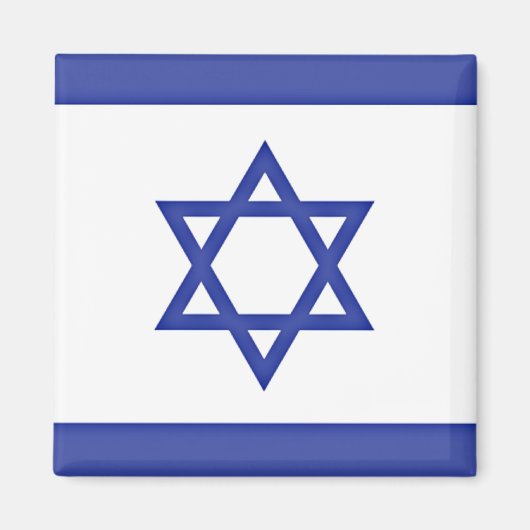 Flagge Israels Magnet (Vorne)