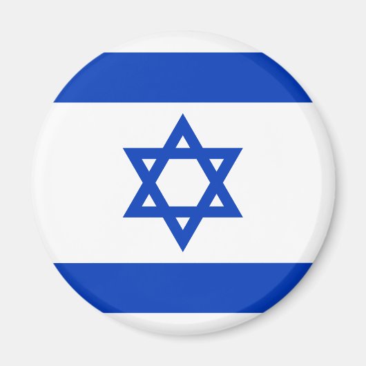 Flagge Israels Magnet (Vorne)