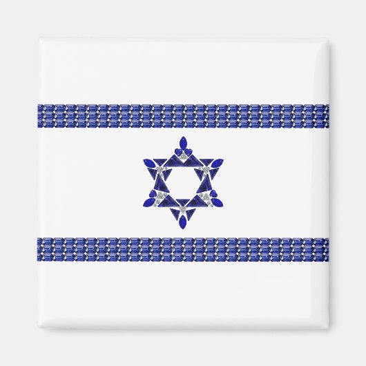 Flagge Israels Magnet (Vorne)