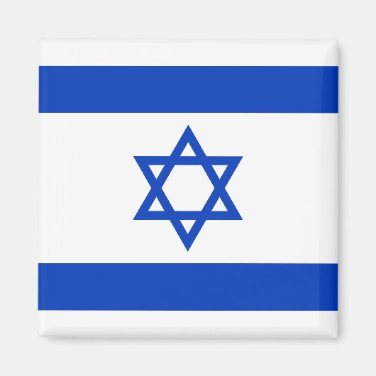 Flagge Israels Magnet (Vorne)