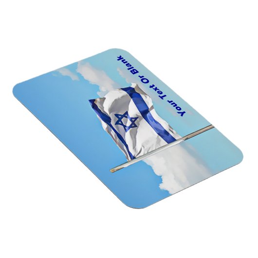 Flagge Israels Magnet (Rechte Seite)