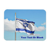 Flagge Israels Magnet (Horizontal)