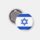 Flagge Israels Magnet (Vorderseite/Rückseite)