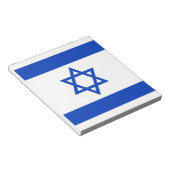 Flagge Israels Notizblock (angewinkelt)