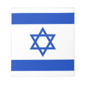 Flagge Israels Notizblock (Vorderseite)