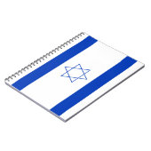 Flagge Israels Notizblock (Linke Seite)