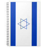 Flagge Israels Notizblock (Vorderseite)