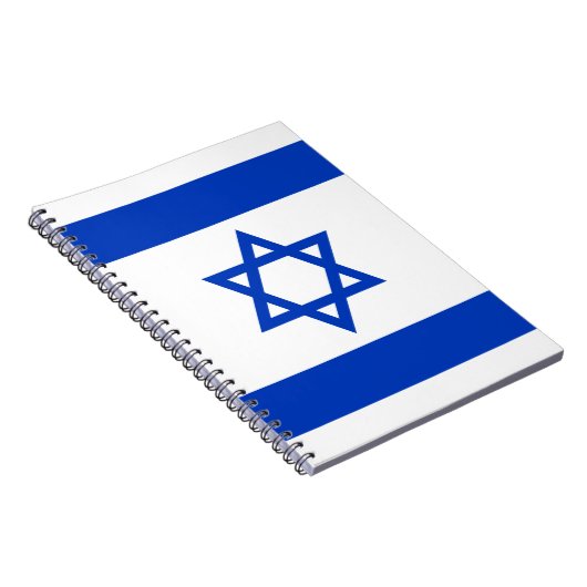 Flagge Israels Notizblock (Rechte Seite)