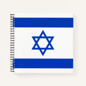 Flagge Israels Notizblock (Vorderseite)