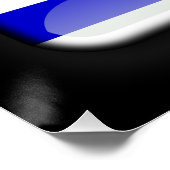 Flagge Israels Poster (Ecke)