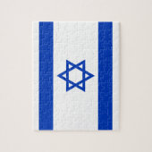 Flagge Israels Puzzle (Vertikal)