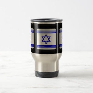Flagge Israels Reisebecher