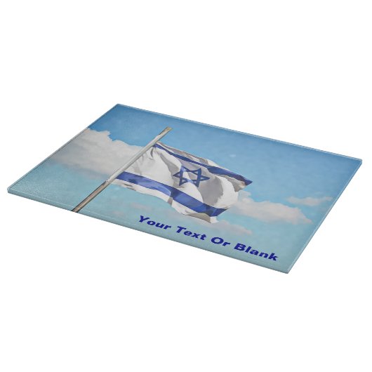Flagge Israels Schneidebrett (Ecke)