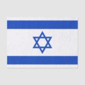 Flagge Israels Seidenpapier (Vorderseite)